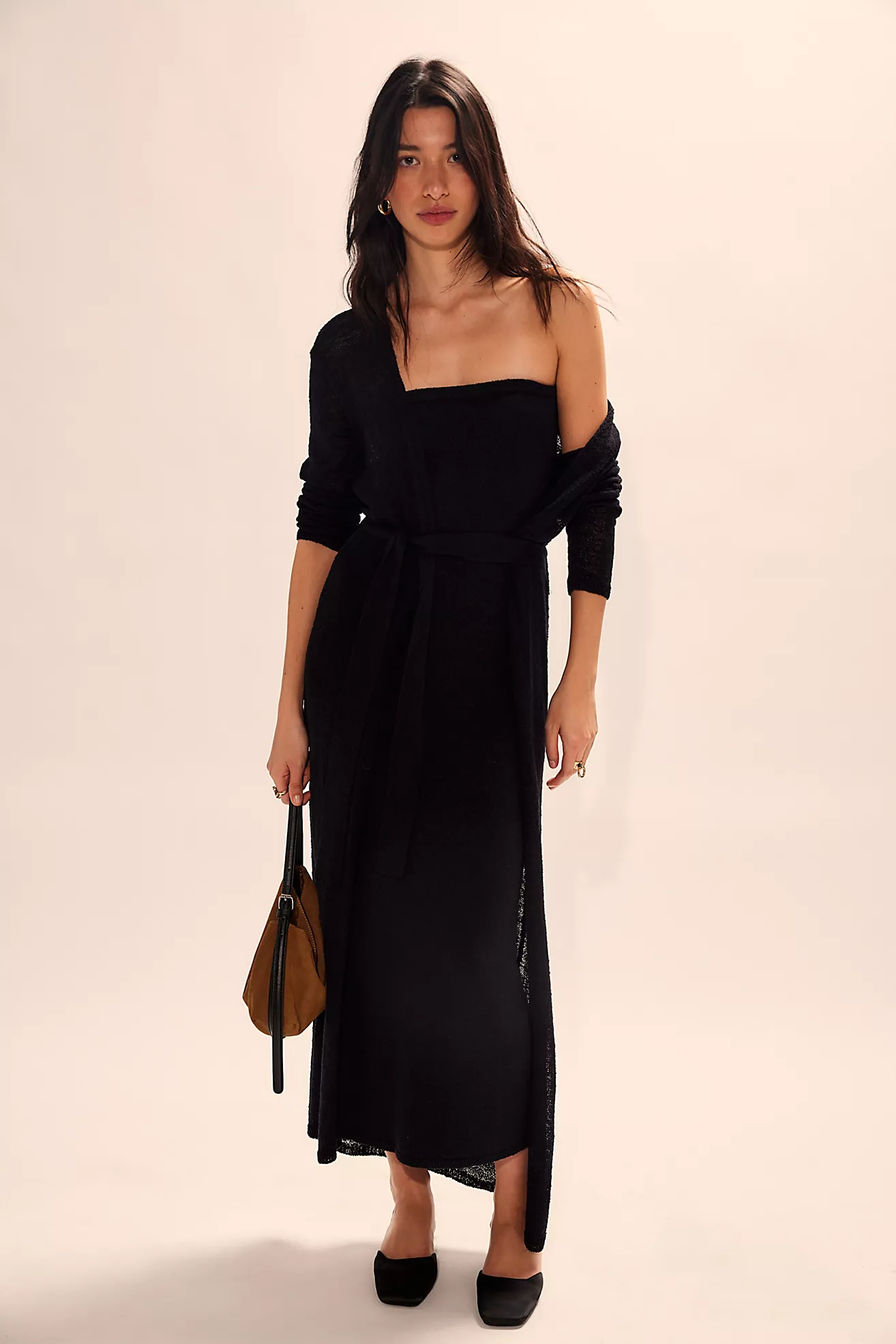 Lottie Solid Sweater Dress Set