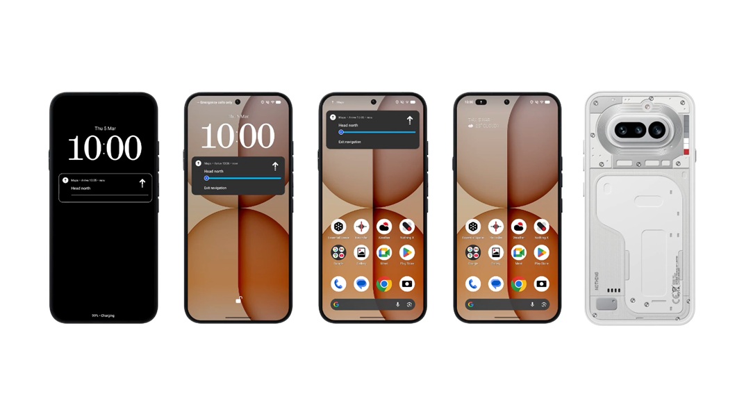 Nothing's OS update adds real-time notifications for orders and more for its AOD, lock screen, and home screen.