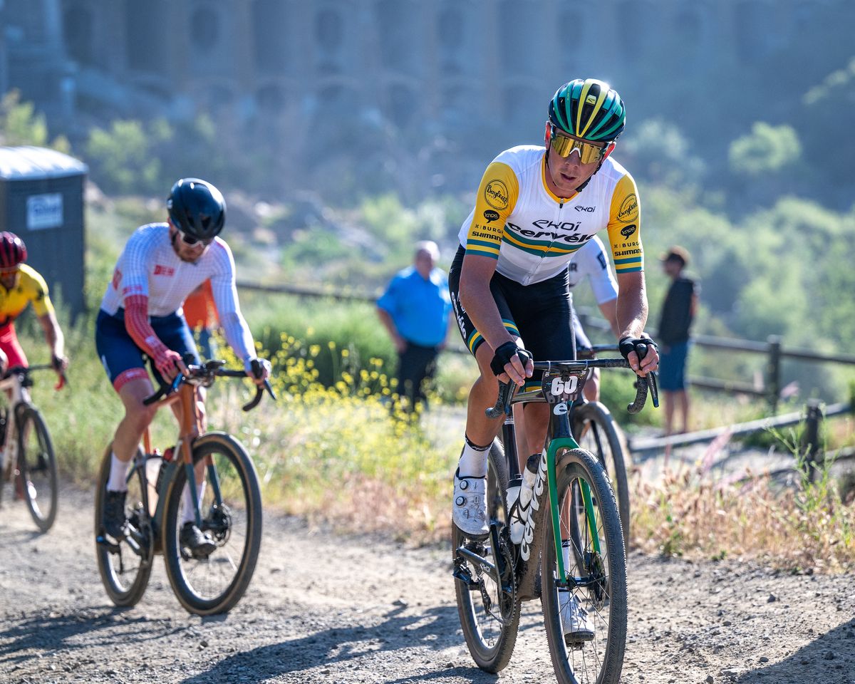 Connor Sens (Ekoi Cervelo) was one of the few Australians to ride 2024 BWR California
