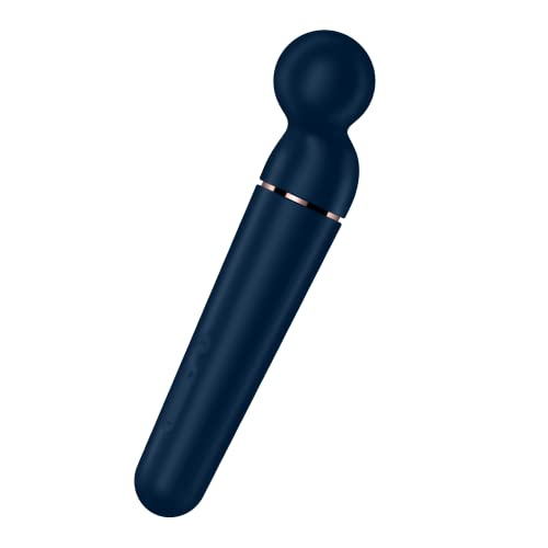 Satisfyer Planet Wand-Er Massager &amp;amp; Vibrator | Powerful Waterproof (ipx7) Full-Body &amp;amp; Clitoral Stimulation | Silent &amp;amp; Rechargeable | Adult Sex Toy for Women | Colour: Blue