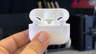 AirPods Pro Rock And Roll In Hand