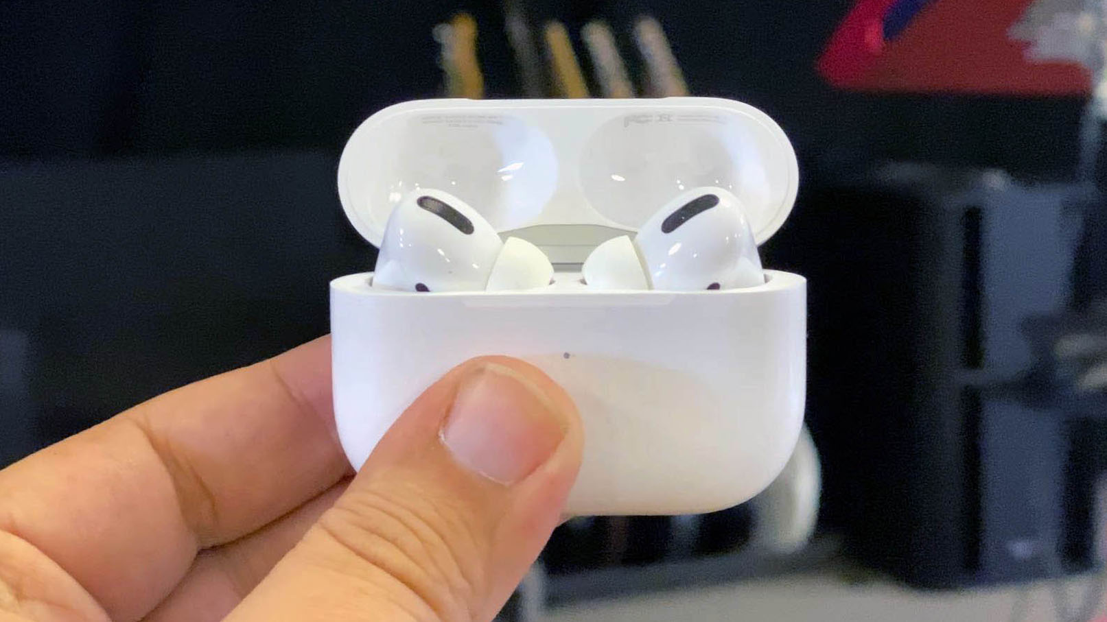 Airpods Pro Rock And Roll In Hand