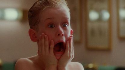 Macaulay Culkin as Kevin in Home Alone