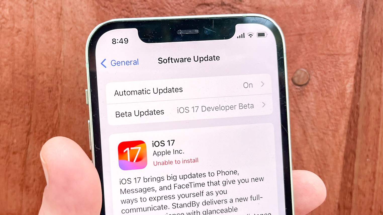 ios 17 download and install