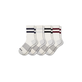 Women's Vintage Stripes Half Calf Socks 4-Pack