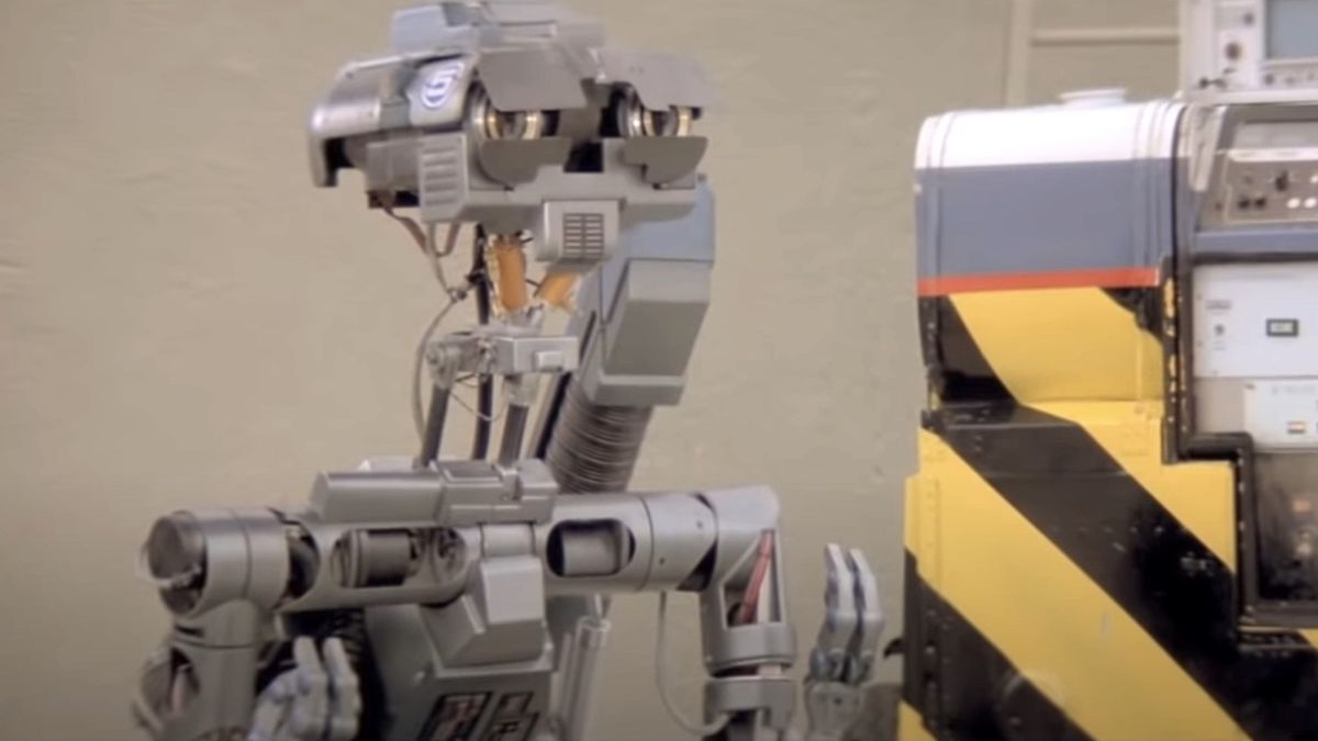 the robot in short circuit