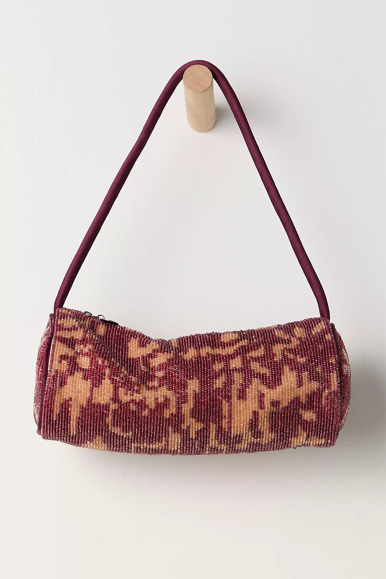 Bailey Beaded Barrel Bag