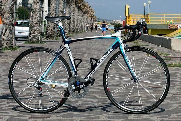 Alberto Contador's Trek Madone is the latest evolution in the company's top range of bikes.