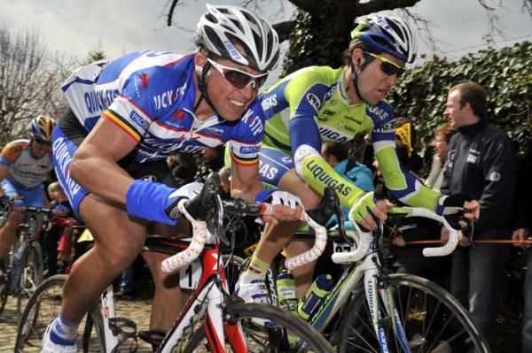Stijn Devolder (Quick Step) never came close to taking his third Ronde.
