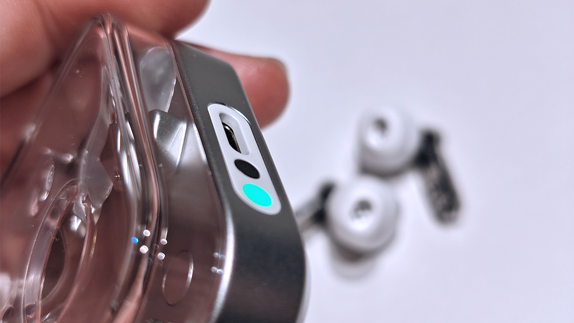 Nothing Ear 3; photos of white and metallic earbuds with transparent plastic casing