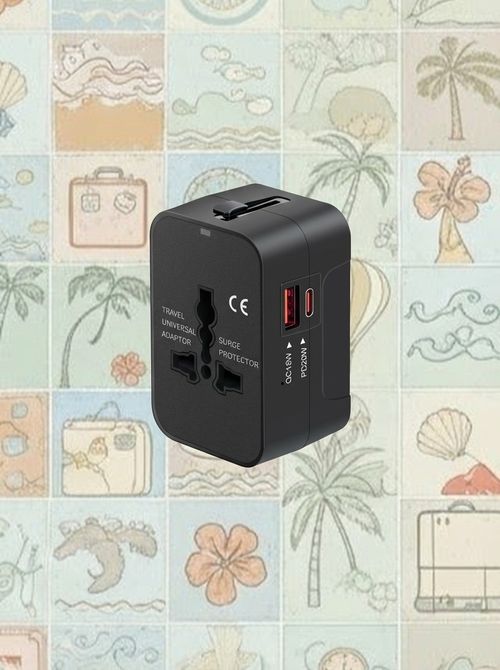 Travel Adapter USB C, Universal All in One Travel Adapter