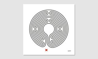 Labyrinth artwork at Oxford Circus station