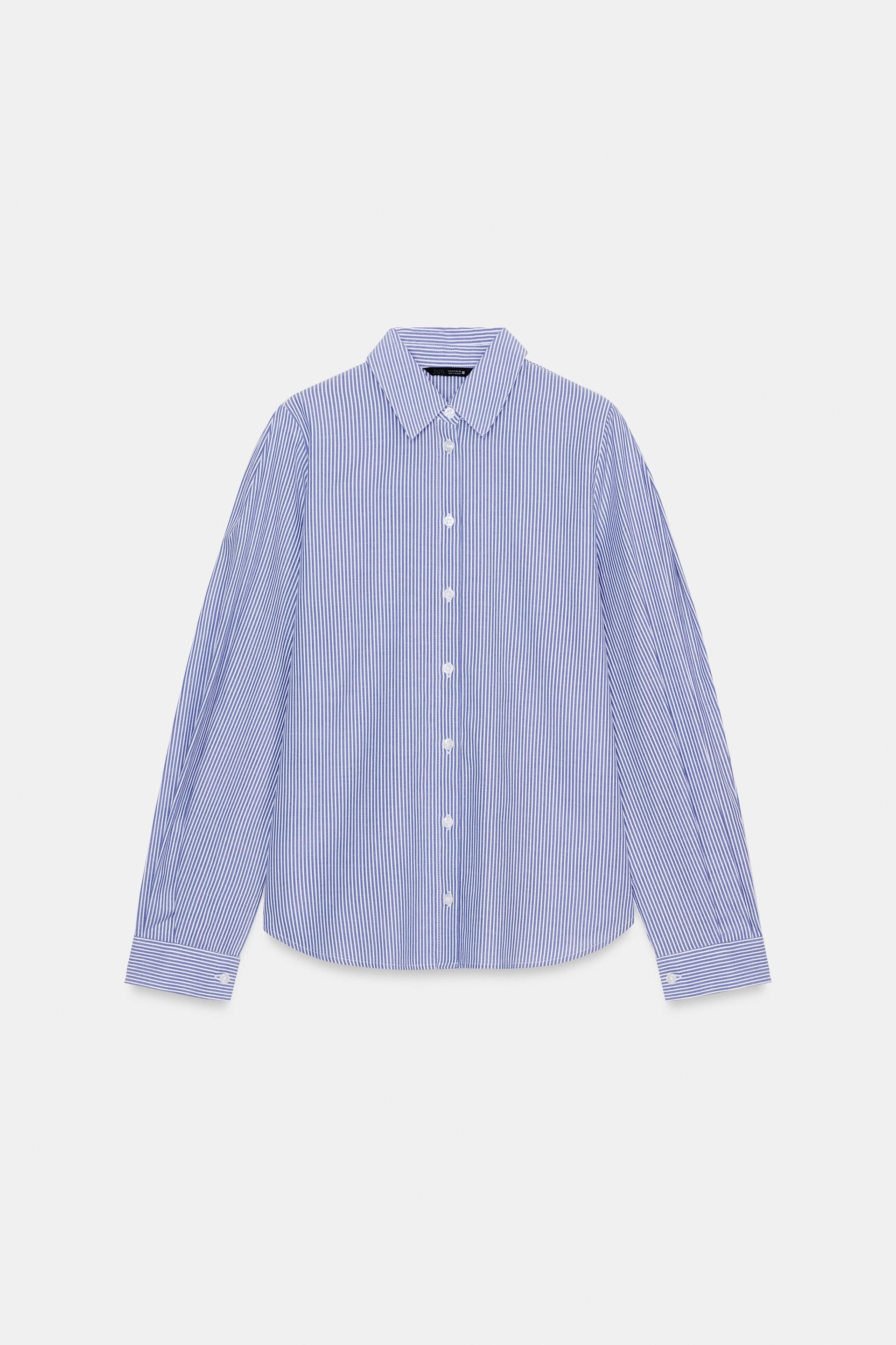 Zara, Striped Cotton Shirt