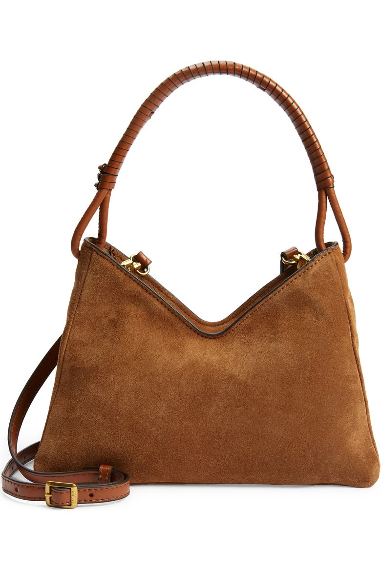 Valerie Suede Shoulder Bag