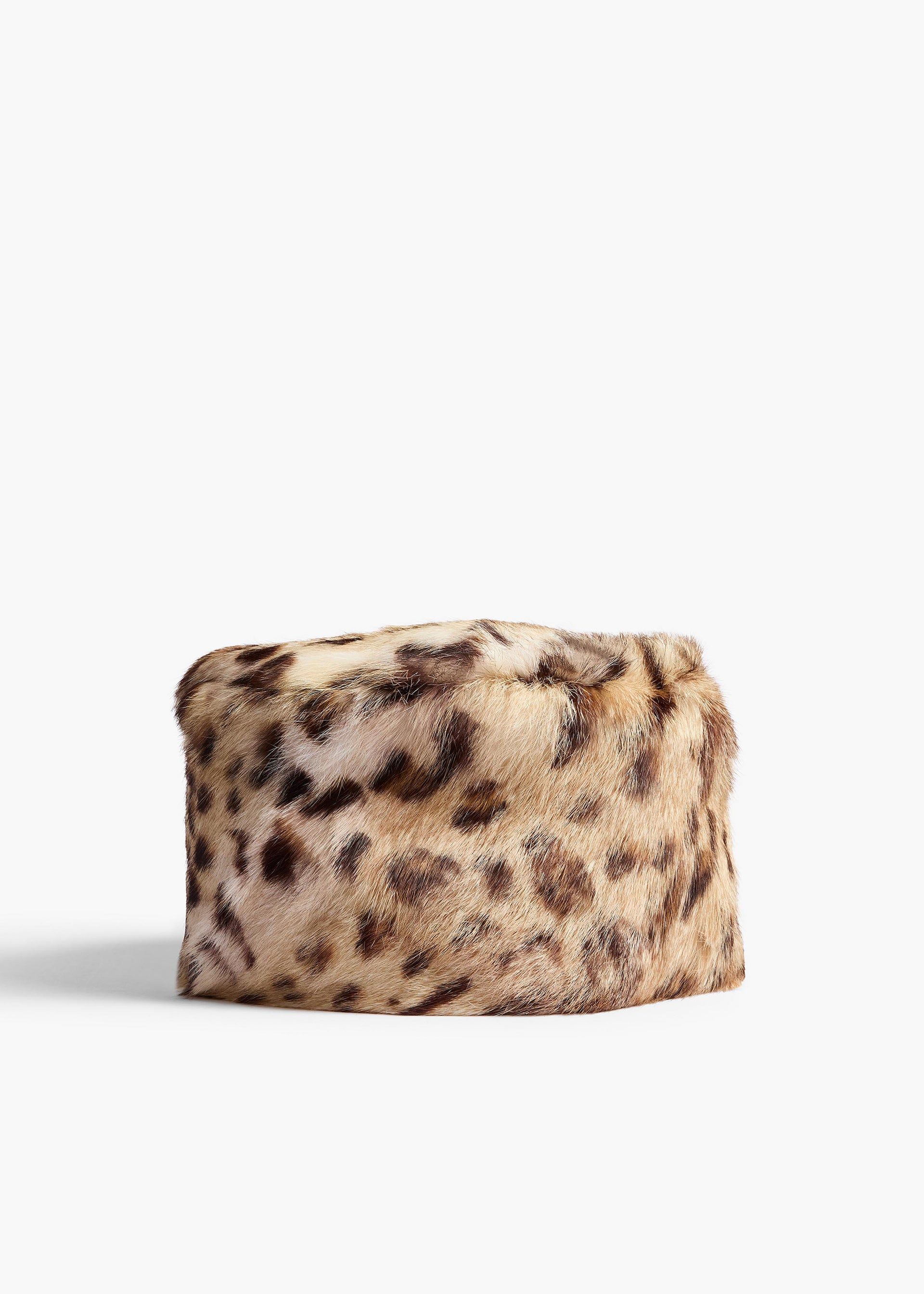 Koa Hat in Leopard Print Lapin - O/s / Leopard / 100%rabbitfelt