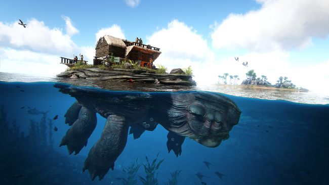 Ark's next expansion, Genesis, brings giant sea turtle forts and a ...