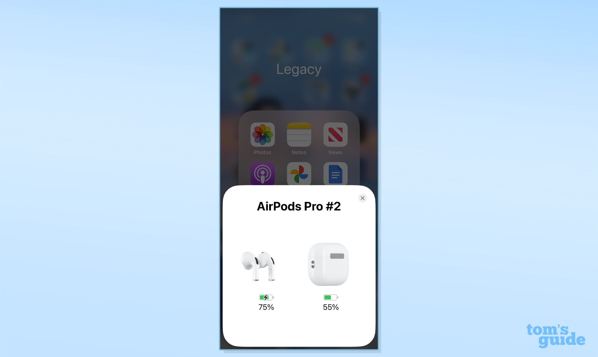 Apple AirPods Pro (2nd Generation) app screenshot