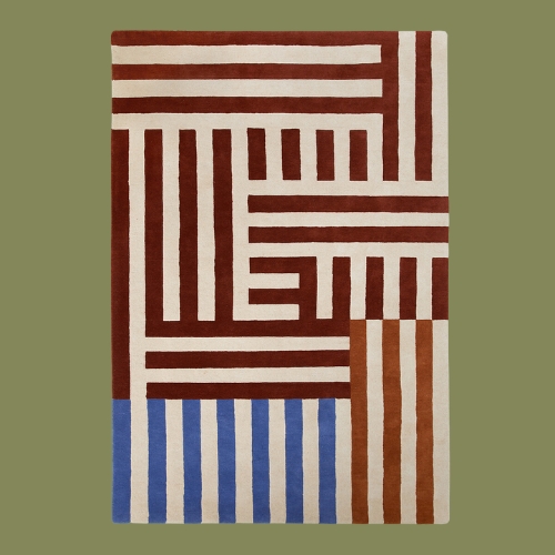 LA REDOUTE INTERIEURS, Elsie Striped 100% Wool Rug