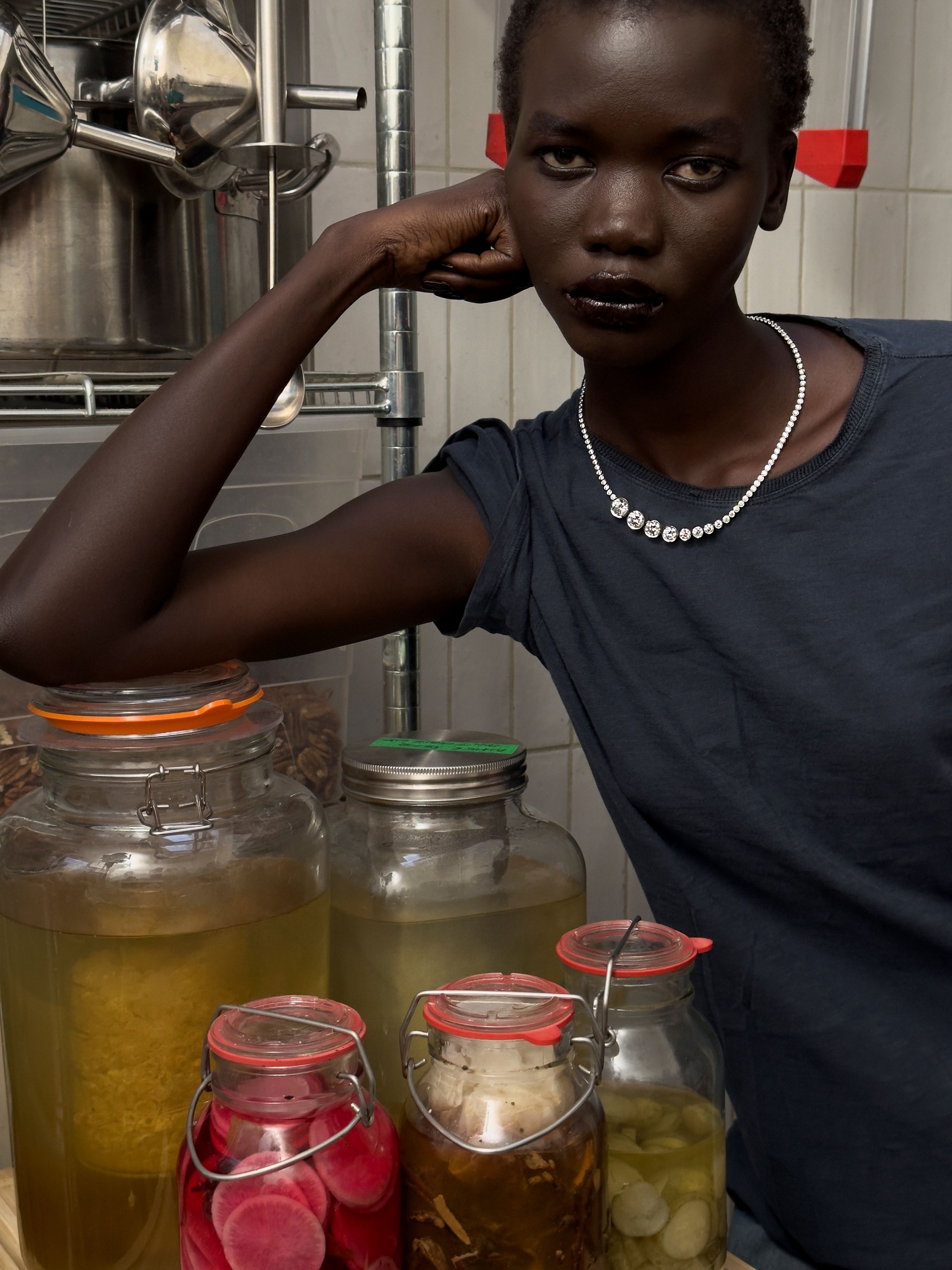 Sophie Bille Brahe Tangerine Sky by Juergen Teller