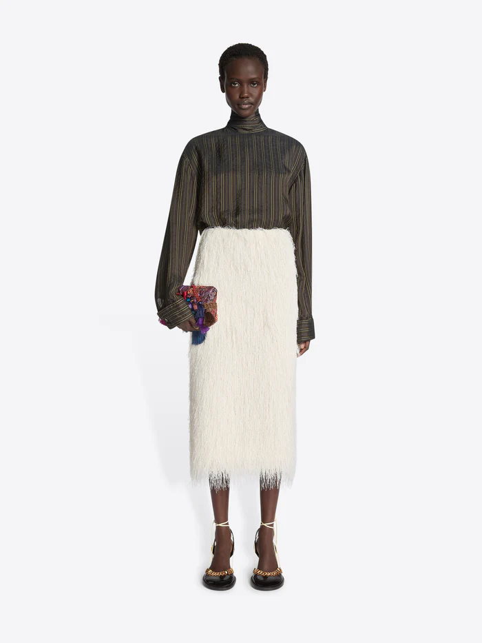 Dries Van Noten, Fringed Skirt