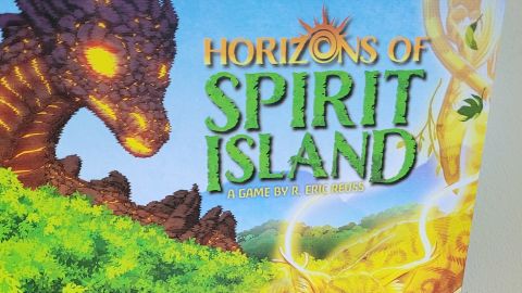 Horizons of Spirit Island box artwork and title