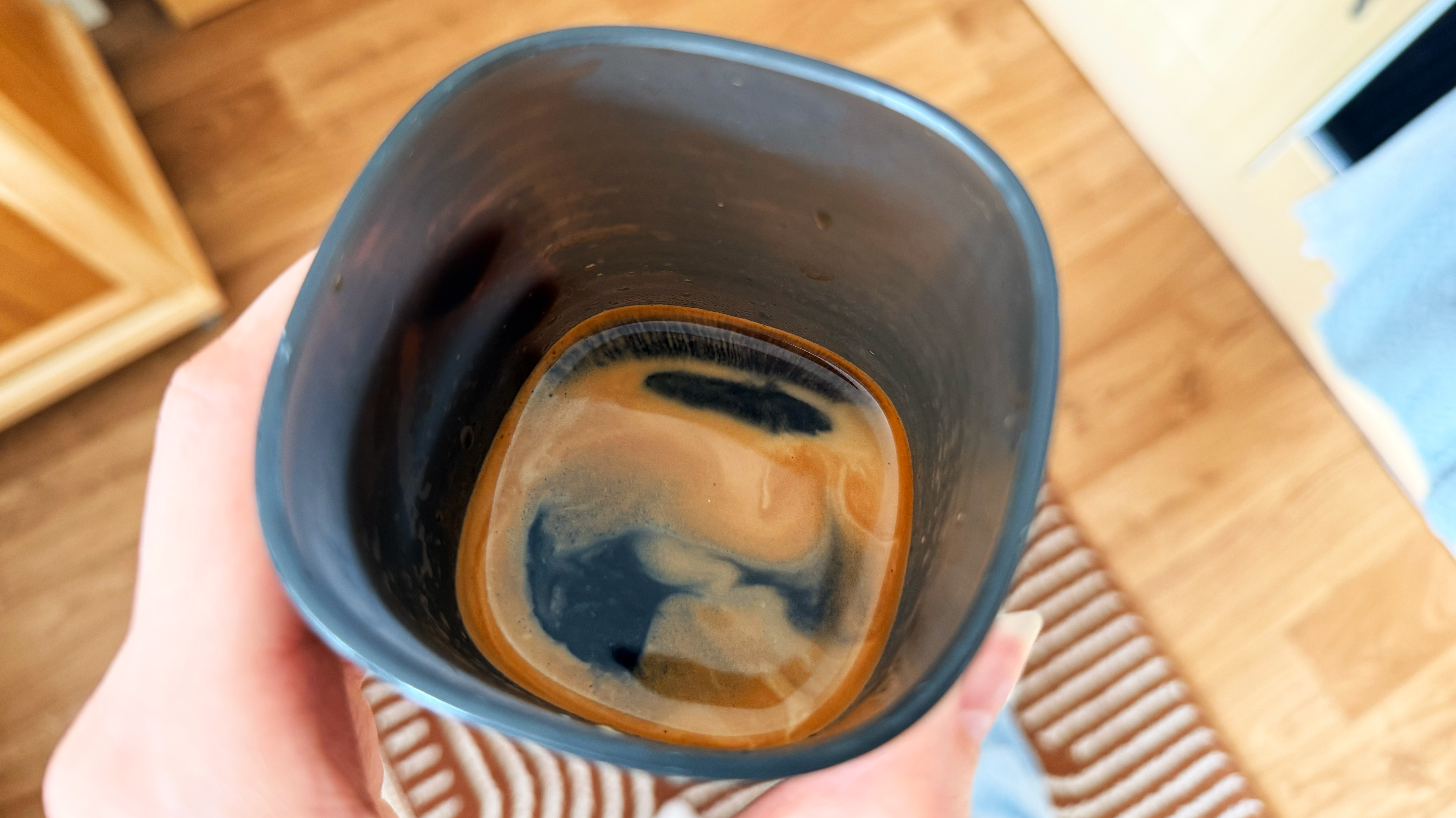 a photo of a nespresso drink made on the wacaco pixapresso