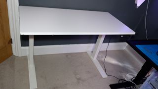 An Autonomous SmartDesk 5 being put together and installed in an office.