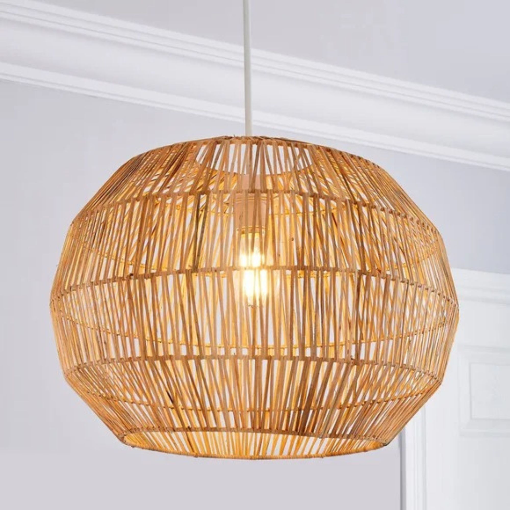 wicker light shade