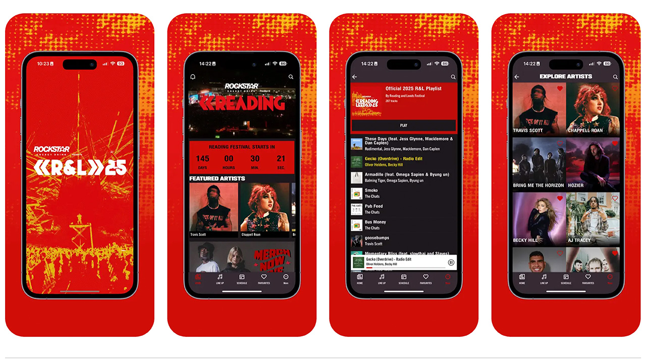 Reading & Leeds 2025 app