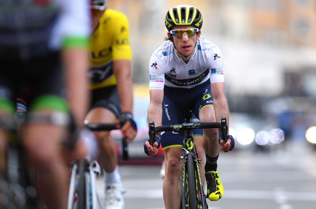 Simon Yates (Orica-Scott) finishes the final stage of Paris-Nice