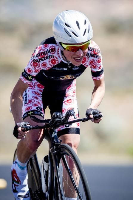 Flavia Oliveira (FCS/Zngine) will be looking to gain back time on sundays climbing stage.