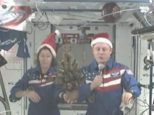 Astronauts Send Christmas Wishes from Space