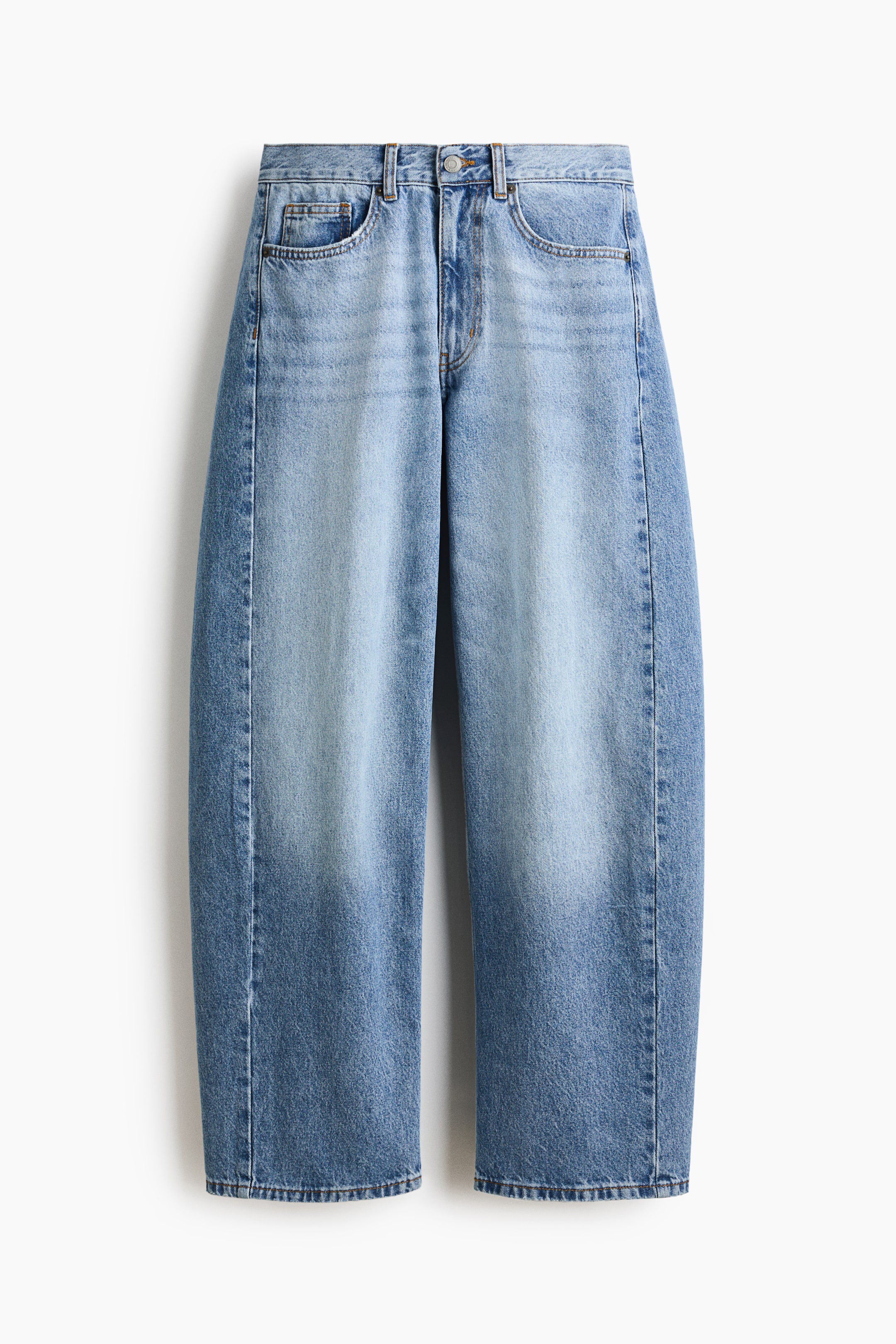 Barrel Regular Waist Jeans