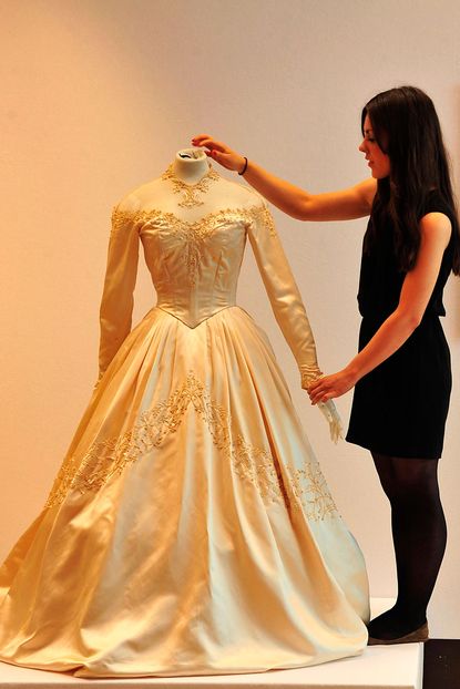 Elizabeth Taylor's first wedding dress
