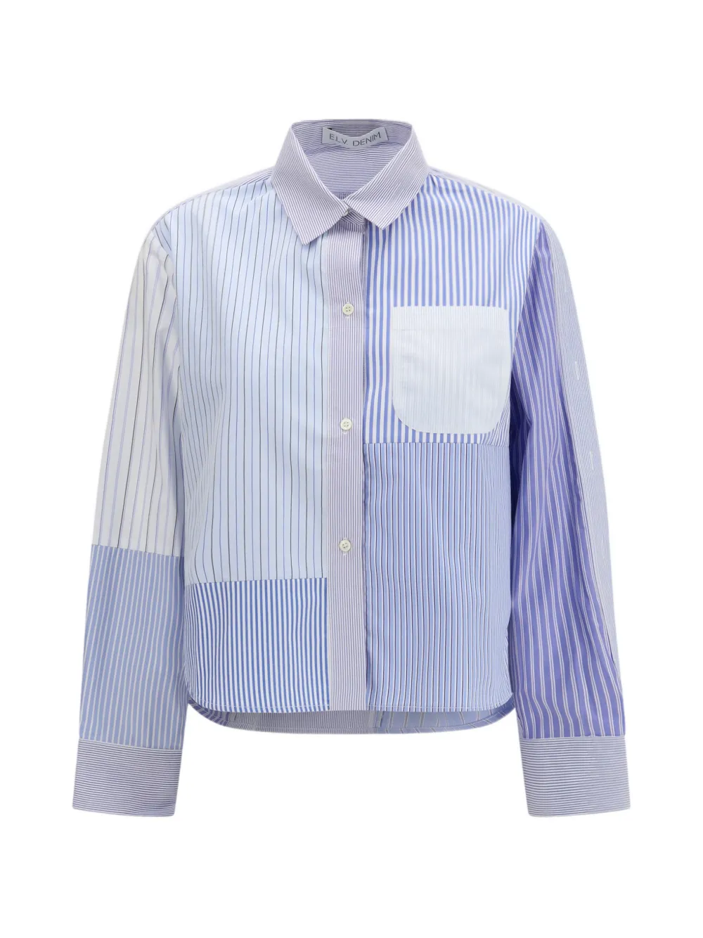 E.l.v Denim Emilie Striped Pocket Shirt | 8