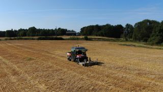 A Viking ship burial, dating from between AD 750 and 850, was found nearby in 2018, in a burial mound that had been flattened by plowing.