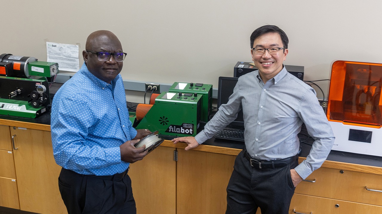 Dr. John Obielodan &amp;amp; Dr. Joseph Wu from UW Platteville