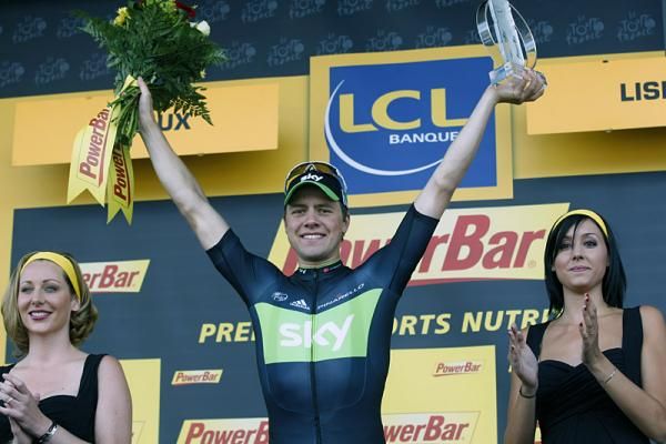 Stage six winner Edvald Boasson Hagen (Sky)
