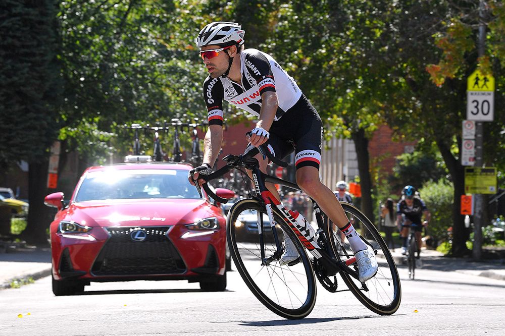 Tom Dumoulin applies the pressure on the Montreal circuit