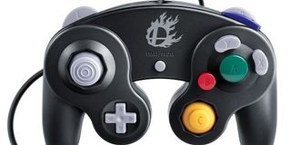 A GameCube controller.