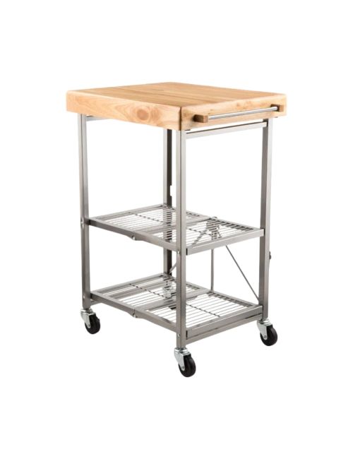 Origami Foldaway Rolling Kitchen Trolley
