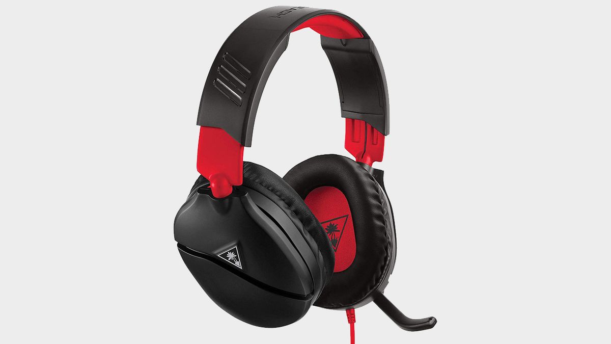 Turtle Beach headset in red