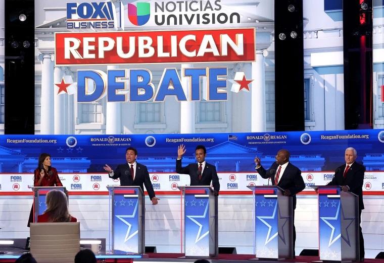 GOP debate second