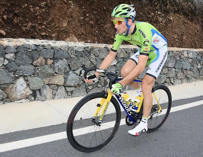 Ivan Basso meets with his 2015 team Tinkoff-Saxo at a pre-season camp