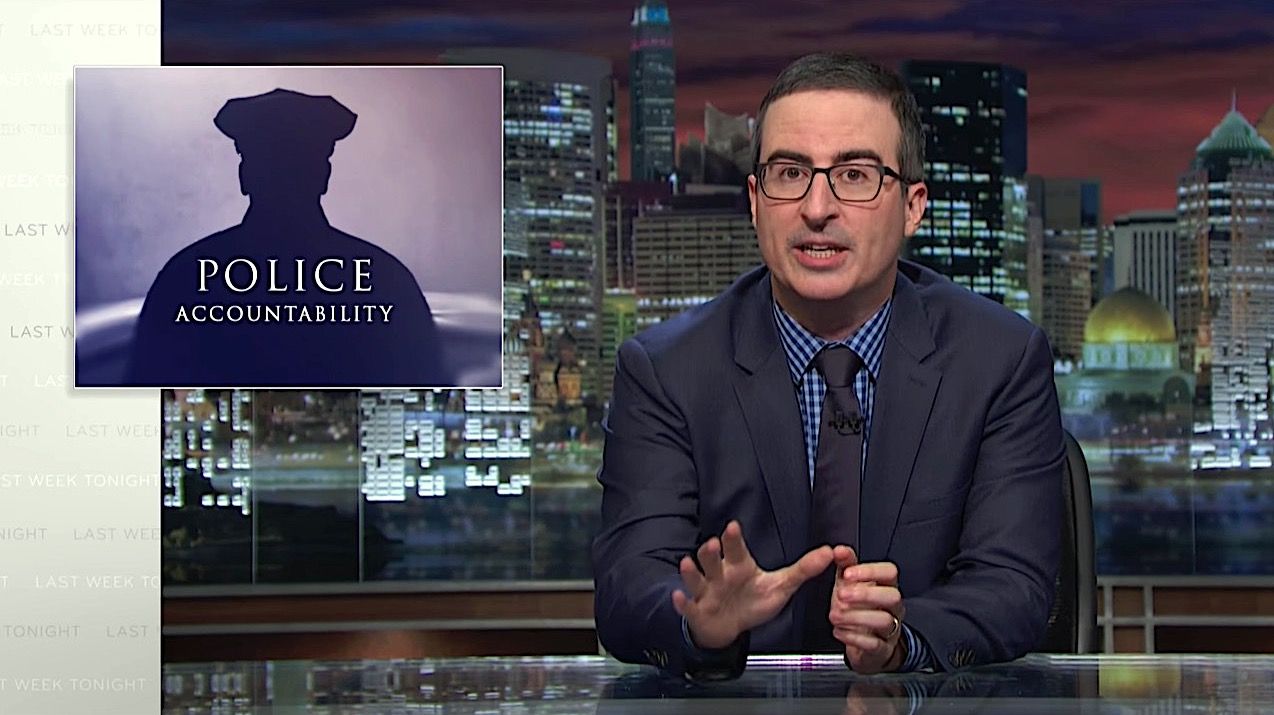 John Oliver tackles police accountability