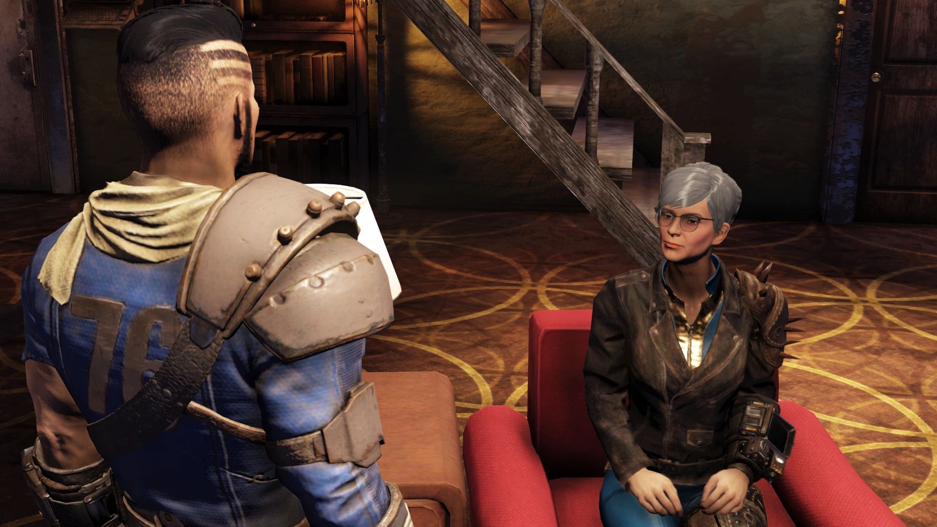 Two characters in Fallout 76