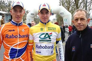 Kai Reus (centre) in 2006 during the Tour de Normandie