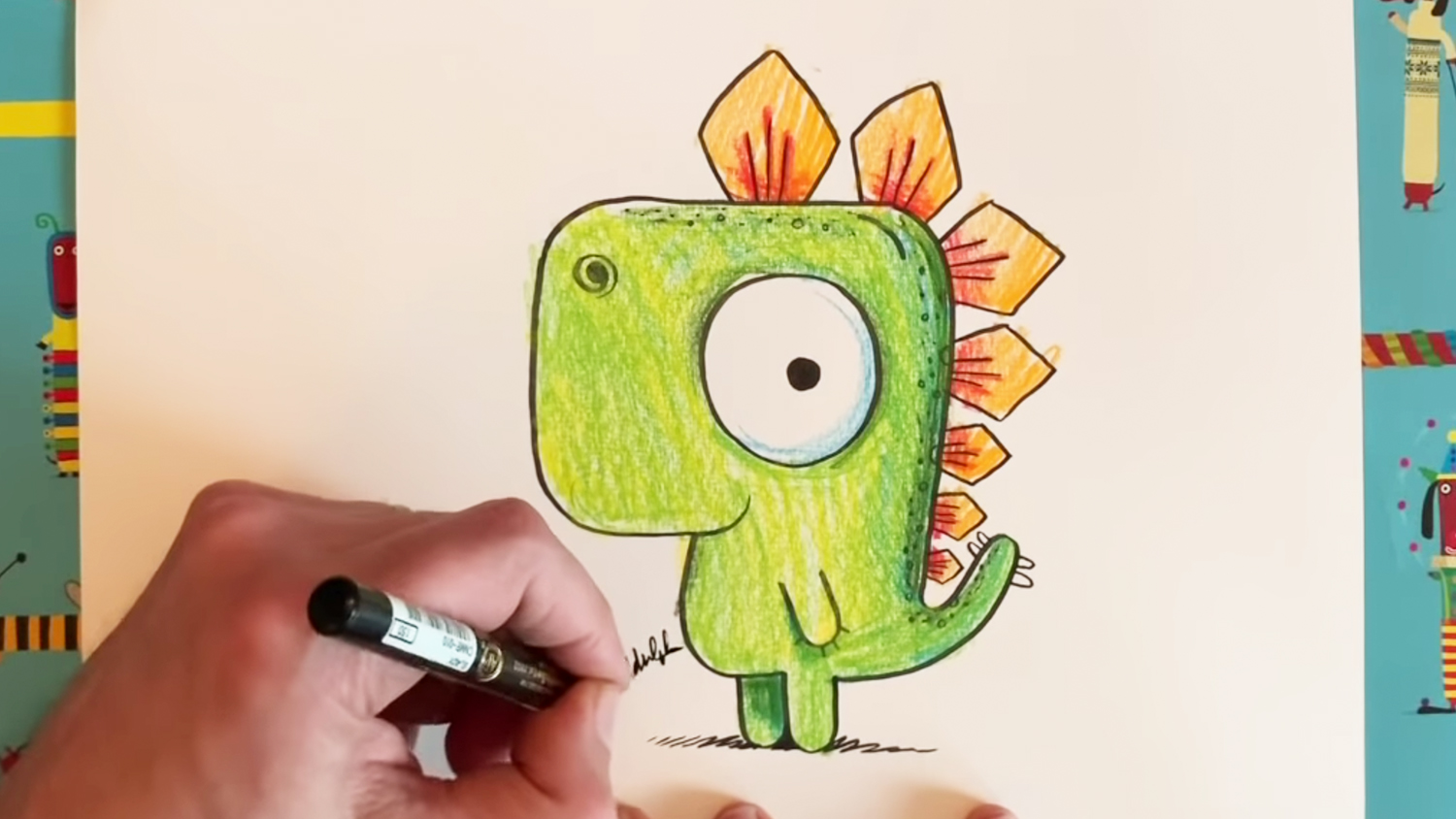 Illustrator Gives Free Drawing Lessons To Inspire Kids Creative Bloq