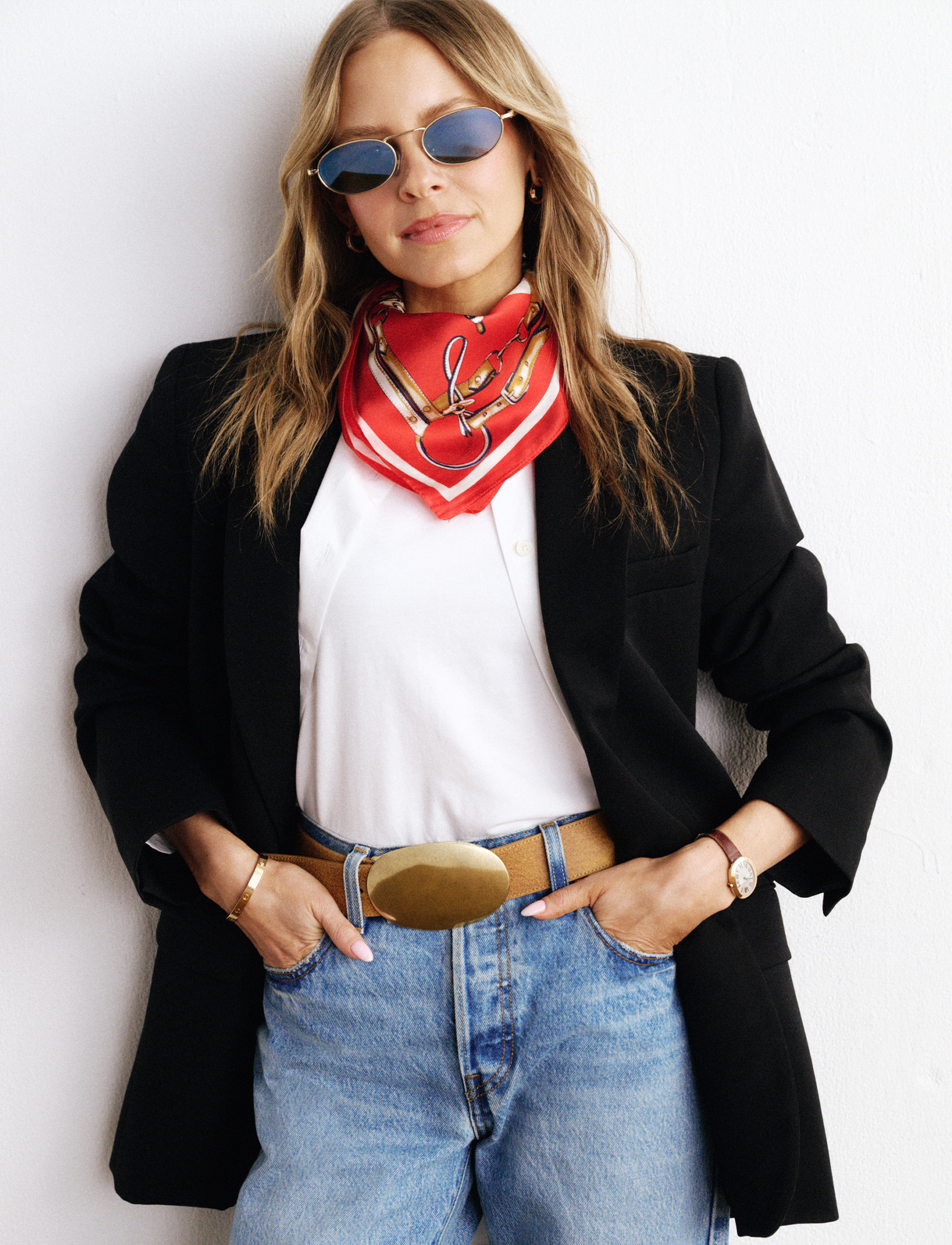 Who What Wear, The Great Try-On, Spring 2026: B-Low the Belt Myra Washed Leather Belt.