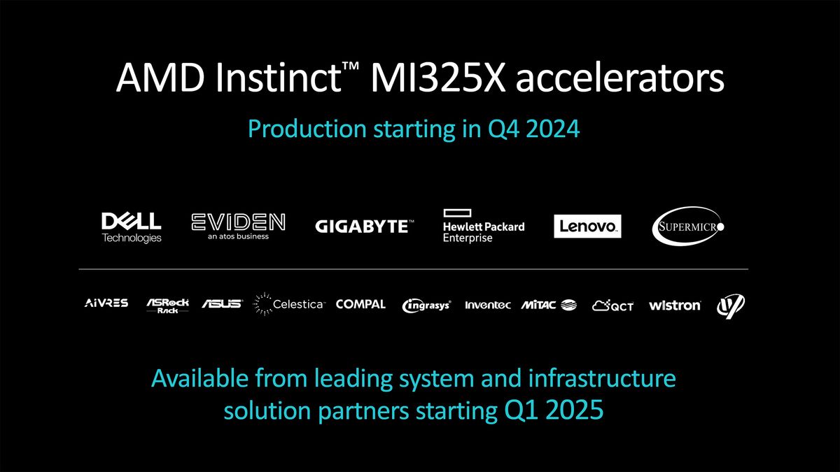 AMD Instinct MI355X announcement and MI325X launch